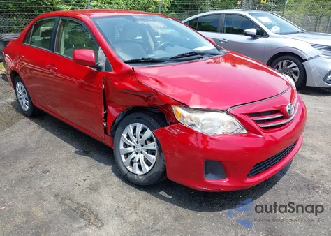 2013 Toyota Corolla Le z USA, uszkodzony, nr VIN JTDBU4EE9DJ117147